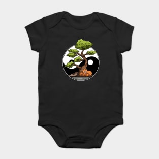 Yin Yang Fox Taoist Tao Taoism Baby Bodysuit